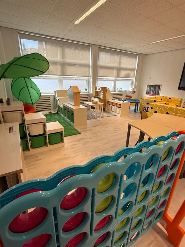 Rustige speelhoek bij de voorschoolse opvang van Chill Kids